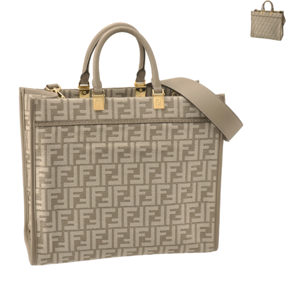 FENDI Tote Bag Sunshine Medium SUNSHINE FF Shopper Bag